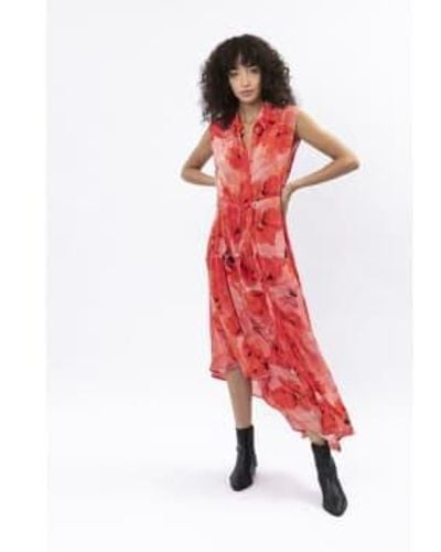 Religion Alliance Dress Deep Sea Coral 10 - Red