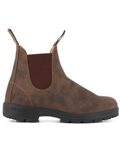 Blundstone 585 Boots Rustic Brown Leather - Marrone