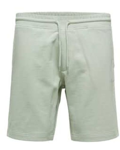 SELECTED Pantalones cortos trote almendras vers - Verde