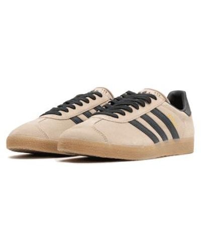adidas Gazelle wonr taupe, night & gum sneakers - Neutre