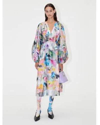 Stine Goya Sgveroma Dress Liquified Orchid - Blu