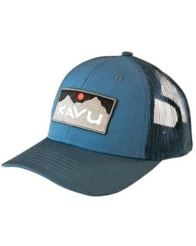 Kavu Above Standard Cap Vintage One Size - Blue