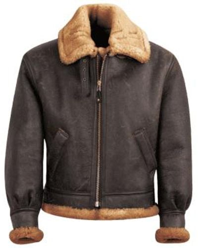 Schott Nyc Nyc iconic b-3 jacket ma - Negro