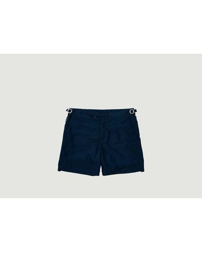 Short éponge pour homme bleu Navy