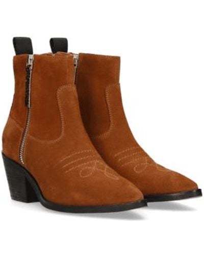 Maruti Alex Suede Ankle Boots 37 - Brown