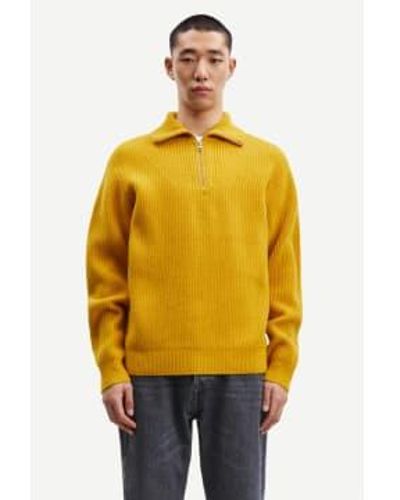 Samsøe & Samsøe Jacks Half Zip 15010 M - Yellow