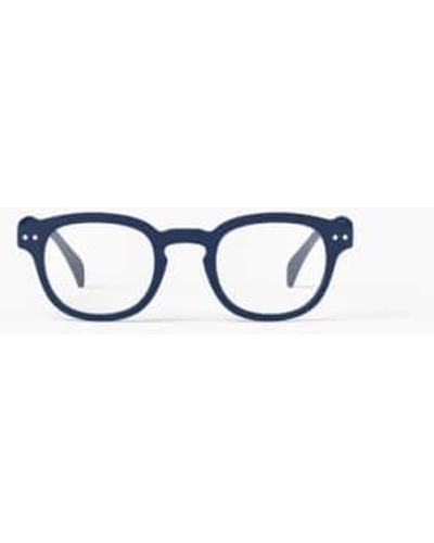 Izipizi Reading Glasses #c Navy Diopter +1 - Blue