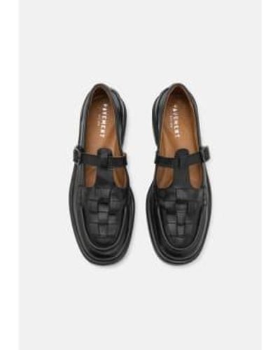 Pavement Zapato sin cordones Minna cuero - Negro