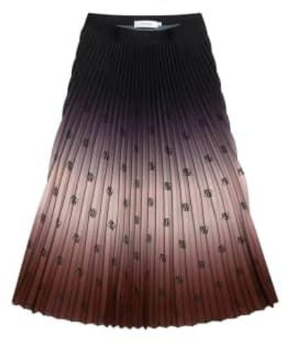Munthe Aydence Skirt Recycled Polyester - Brown