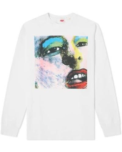 Levi's Clothing Happy Mondays Limited Edition 80's Ls Graphic Tee Bummed Multi-colored Xs - White