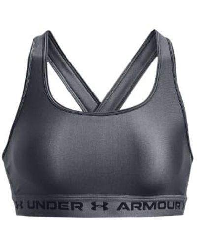 Under Armour Top Mid Crossback Pitch Gray / Xs