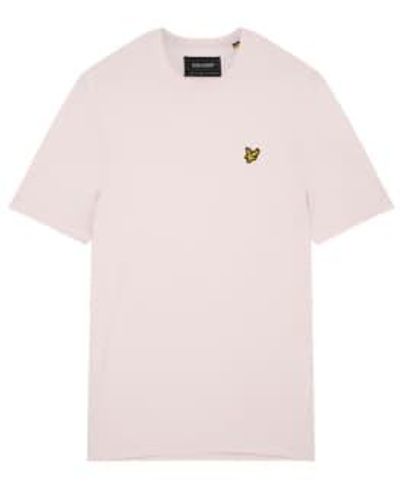 Lyle & Scott Light Plain T Shirt Medium / - Pink