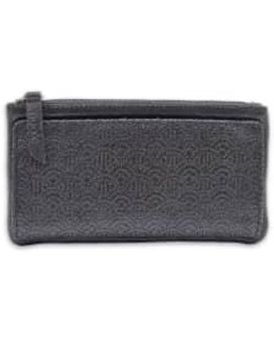Nooki Design Lola Wallet- / One Leather; Lining 100% Cotton Twill - Gray