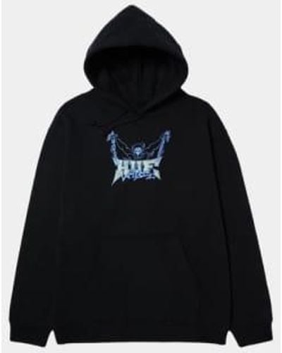 Huf Zine pullover hoodie - Schwarz