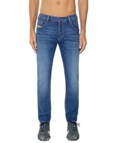 DIESEL D-yennox 0ihar Tapered Fit Jeans Mid 32/30 - Blue