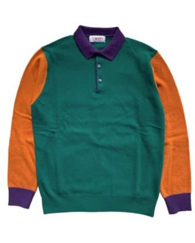 Fresh Delon Knitted Polo Sweater Xl - Green