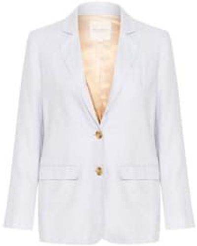 Part Two Nyan Linen Jacket Blazer Dawn - Bianco