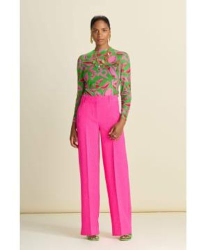 Pom Sp7696 Trousers Glow 36 - Pink