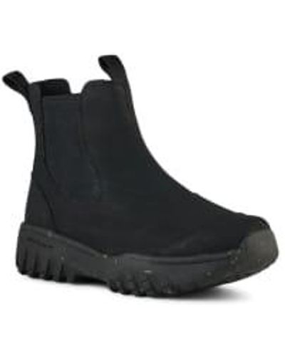 Woden Magda Rubber Track Boot In - Nero