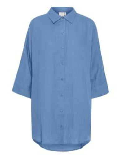 Ichi Iafoxa Beach Shirt - Blue