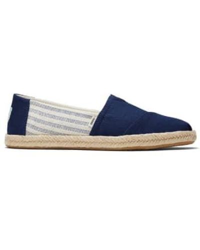 TOMS S Recycled Cotton Rope University - Blue
