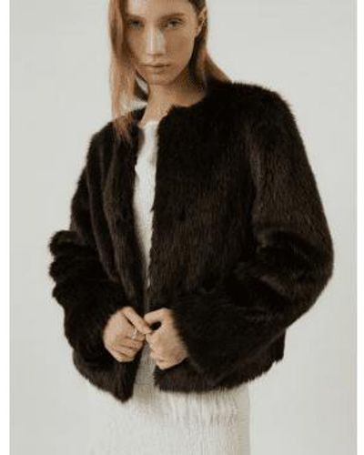 Molliolli Cozy Giselle Style Jacket- Dark X Small - Black