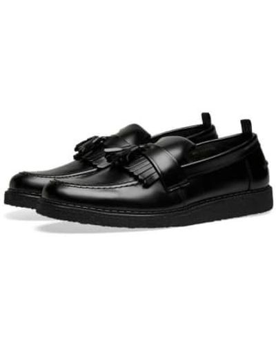 Fred Perry X george cox tassel loafer b9278 - Negro