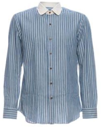 Salvatore Piccolo Shirt For Man Sby75 Cu - Blu