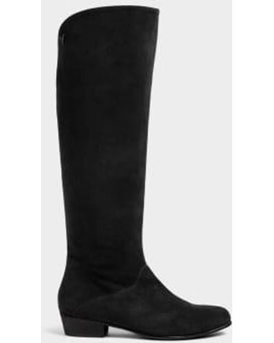 Vienty Knee High Suede Boot Size 4 / 37 - Black