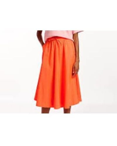 Essentiel Antwerp Fuchsia Mid-length Skirt 34 / Female - Orange