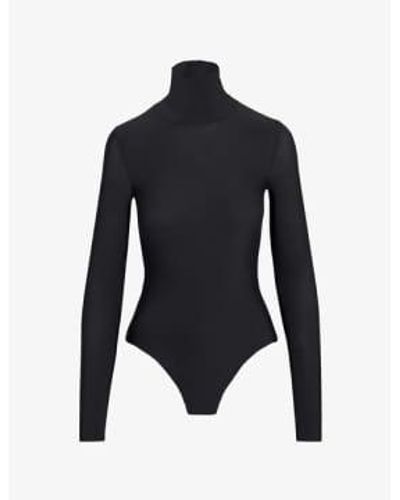 Commando Butter Turtleneck Bodysuit - Black