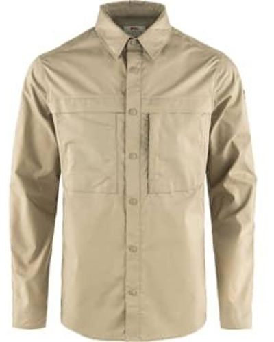 Fjallraven Abisko Long-sleeved Trail Shirt - Natural