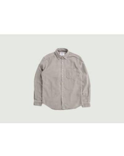Portuguese Flannel Lobo Shirt Xs - Gray