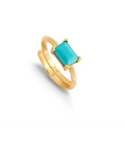 SVP Jewellery Indu Adjustable Ring - Blue