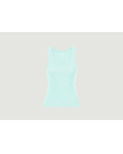 COLORFUL STANDARD Ribbed Tank Top - Blue