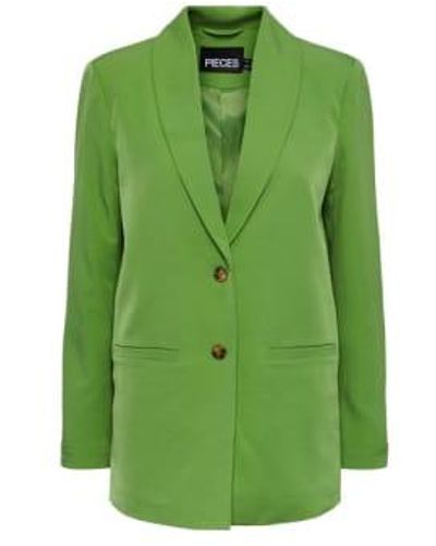 Pieces Blazer tamaño - Verde