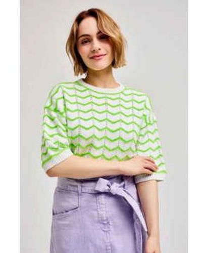 CKS Penfold Bright Knitted Top - Green