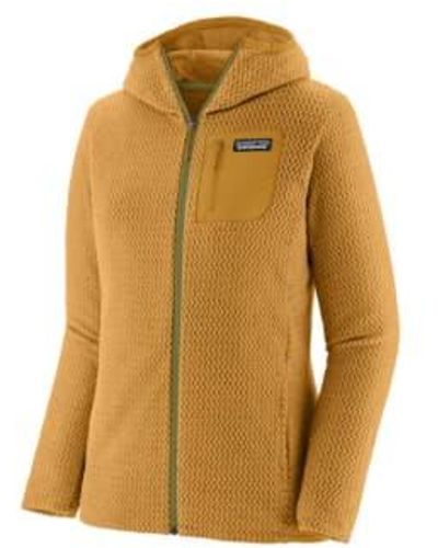 Patagonia R1 Air Full-zip Hoody Pufferfish Shirt M - Yellow