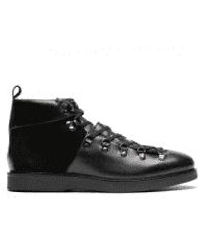 Hudson Jeans Leather Calverston Hiker Boot 40 - Black