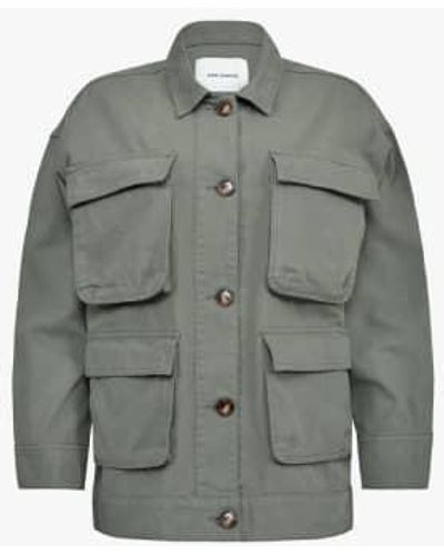 Sofie Schnoor Utility Jacket Khaki 38 - Grey