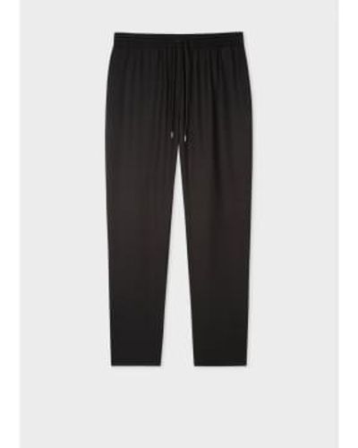 Paul Smith Pantalones cordón hopsack - Negro