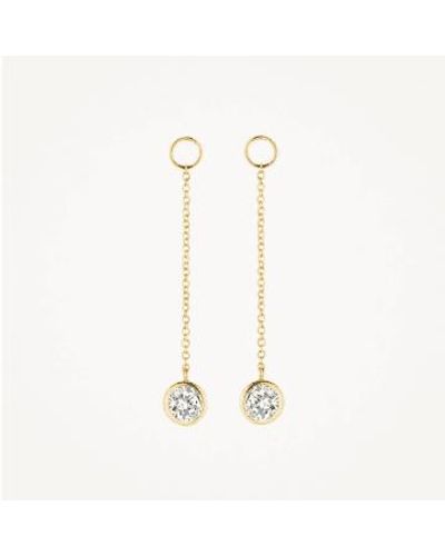 Blush Lingerie 14k Gold & Zirconia Drop Earring Charms - Metallic