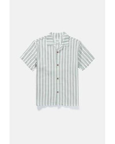 Rhythm Striped Shirt L - White