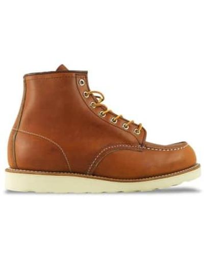 Red Wing Boots do l pie clásico 875 Oro Legacy - Marrón