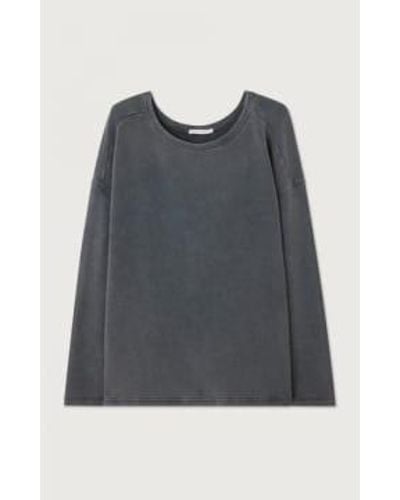 American Vintage Hapylife 03ce24 Sweatshirt - Grey