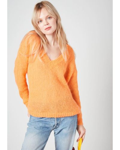 Les Tricots de Léa Marose Knitted Sweater - Orange