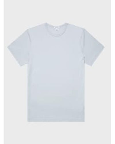 Sunspel Camiseta clásica en humo - Blanco