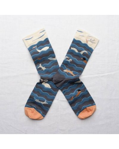 Bonne Maison Noah Knitted Socks - Blue