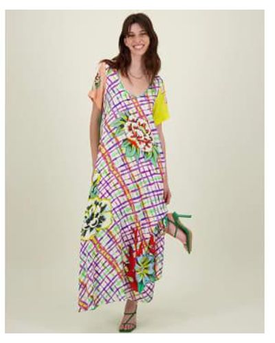 ME 369 Vera Maxi Print Dress - Multicolore