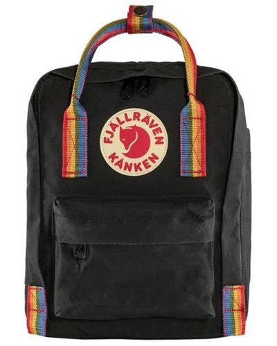 Fjallraven Kanken Rainbow Backpack Black Rainbow